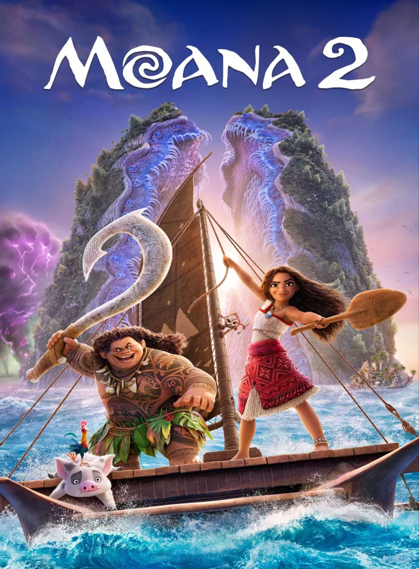 Moana 2 (2024) (Hindi + English) Dual Audio Animated Movie HD ESub poster