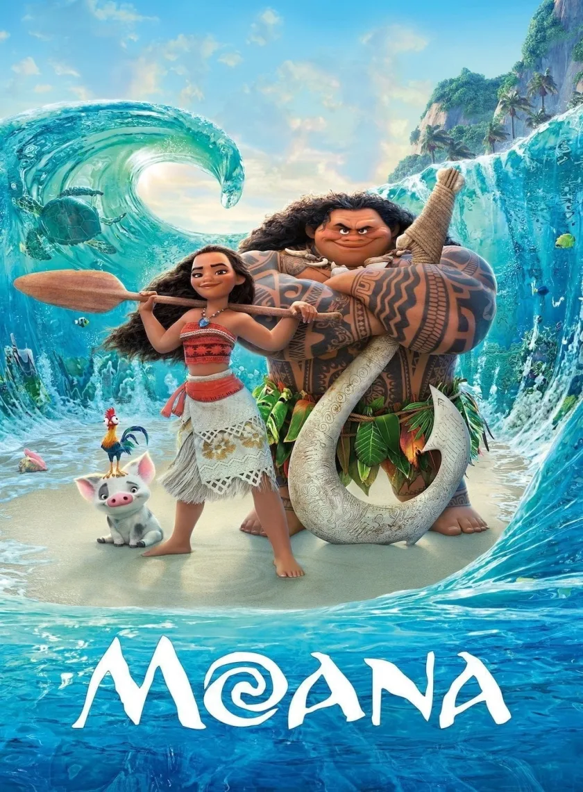Moana (2016) (Hindi + English) Dual Audio Animated Movie BluRay HD ESub poster