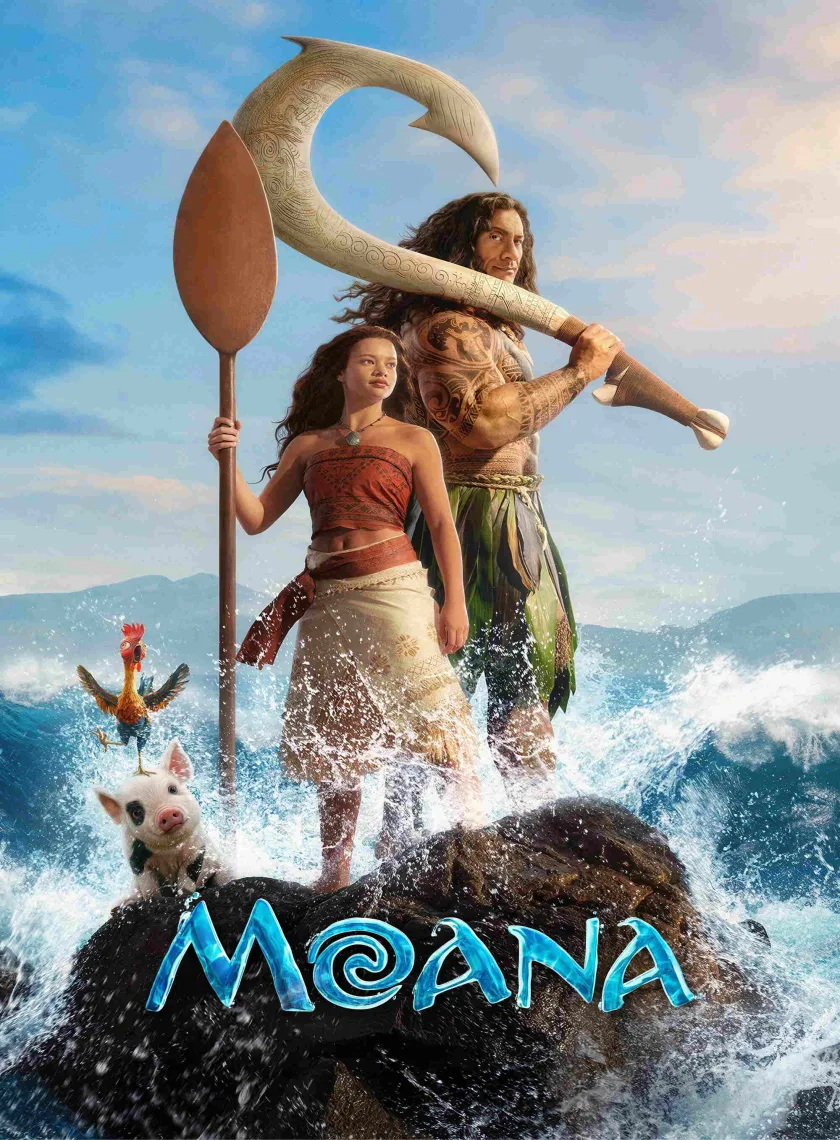 Moana (2026) (Hindi + English) Dual Audio Hollywood Movie HD ESub poster