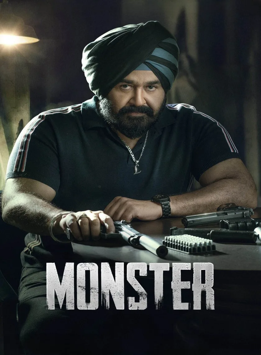 Monster (2022) (Hindi + Malayalam) Dual Audio UnCut South Movie HD ESub poster