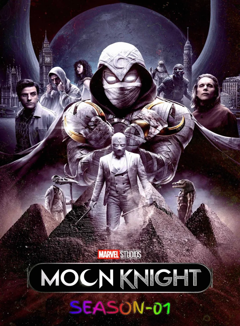 Moon Knight S01 (2022) (Hindi + English) Dual Audio MCU Completed Web Series HEVC ESub poster
