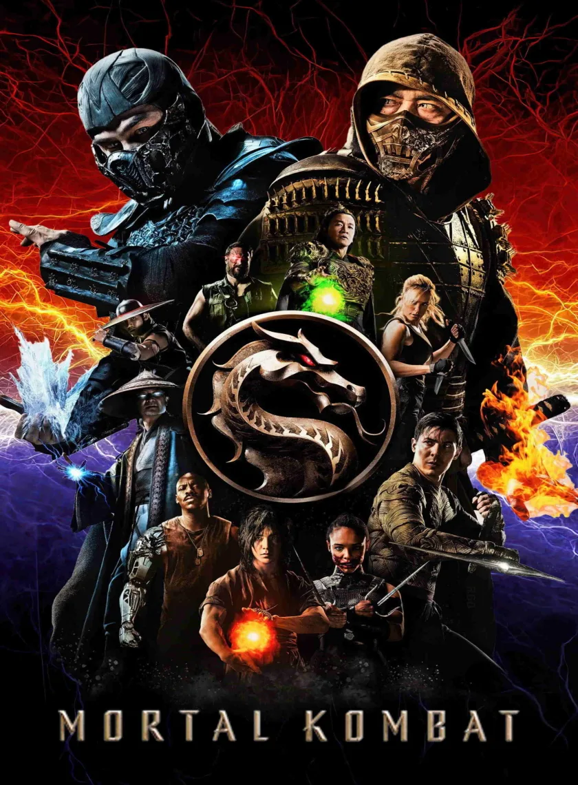 Mortal Kombat (2021) (Hindi + English) Dual Audio Hollywood Movie HD ESub poster