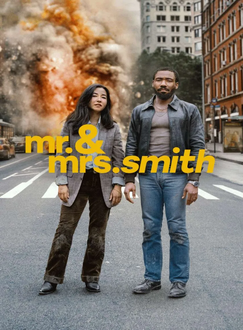 Mr.   Mrs. Smith S01 (2024) {Hindi + English} Dual Audio Completed Web Series HEVC ESub poster