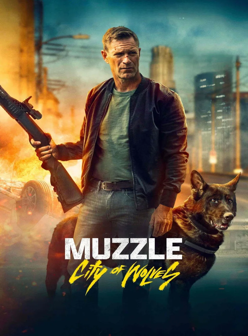 Muzzle - City of Wolves (2025) (Hindi + English) Dual Audio Hollywood Movie BluRay HD ESub poster
