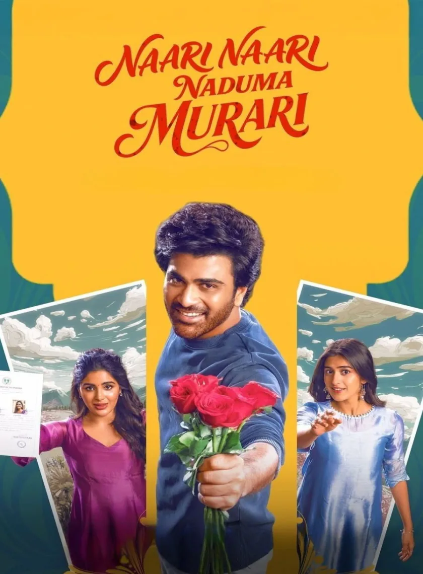 Nari Nari Naduma Murari (2026) (Hindi + Telugu) Dual Audio UnCut South Movie HD ESub poster