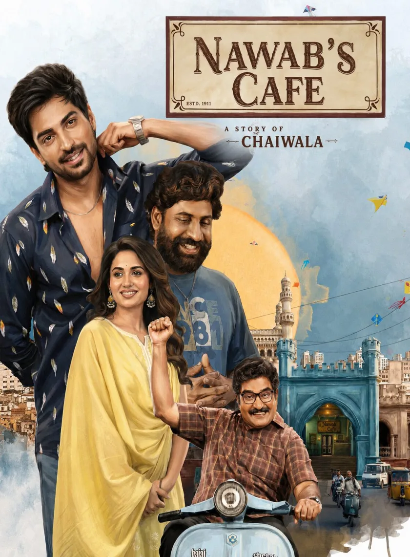 Nawabs Cafe (2026) (Hindi + Telugu) Dual Audio UnCut South Movie HD ESub poster