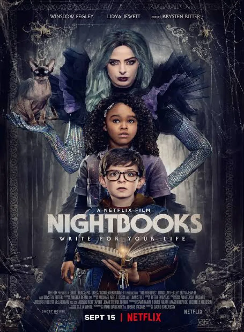 Nightbooks (2021) Hollywood Hindi Dubbed Full Movie ESub poster