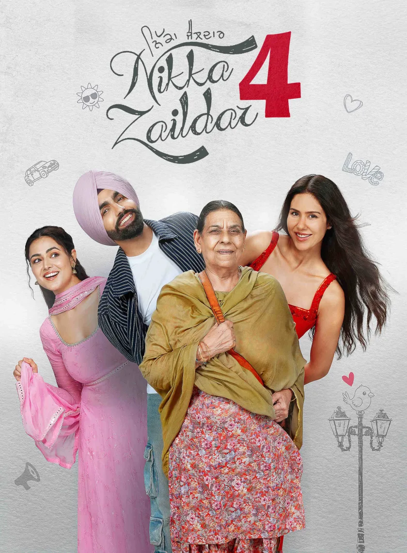 Nikka Zaildar 4 (2025) Panjabi Movie HD ESub poster