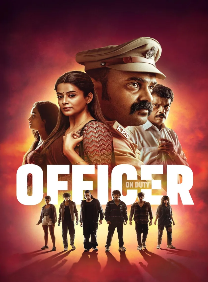 Officer on Duty (2025) (Hindi + Malayalam) Dual Audio UnCut South Movie HD ESub poster