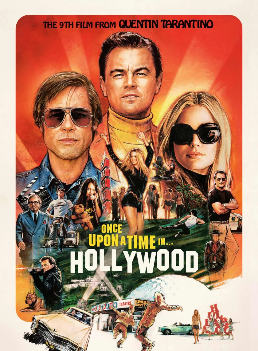 Once Upon a Time in Hollywood (2019) (Hindi + English) Dual Audio Hollywood Movie BluRay HD ESub poster