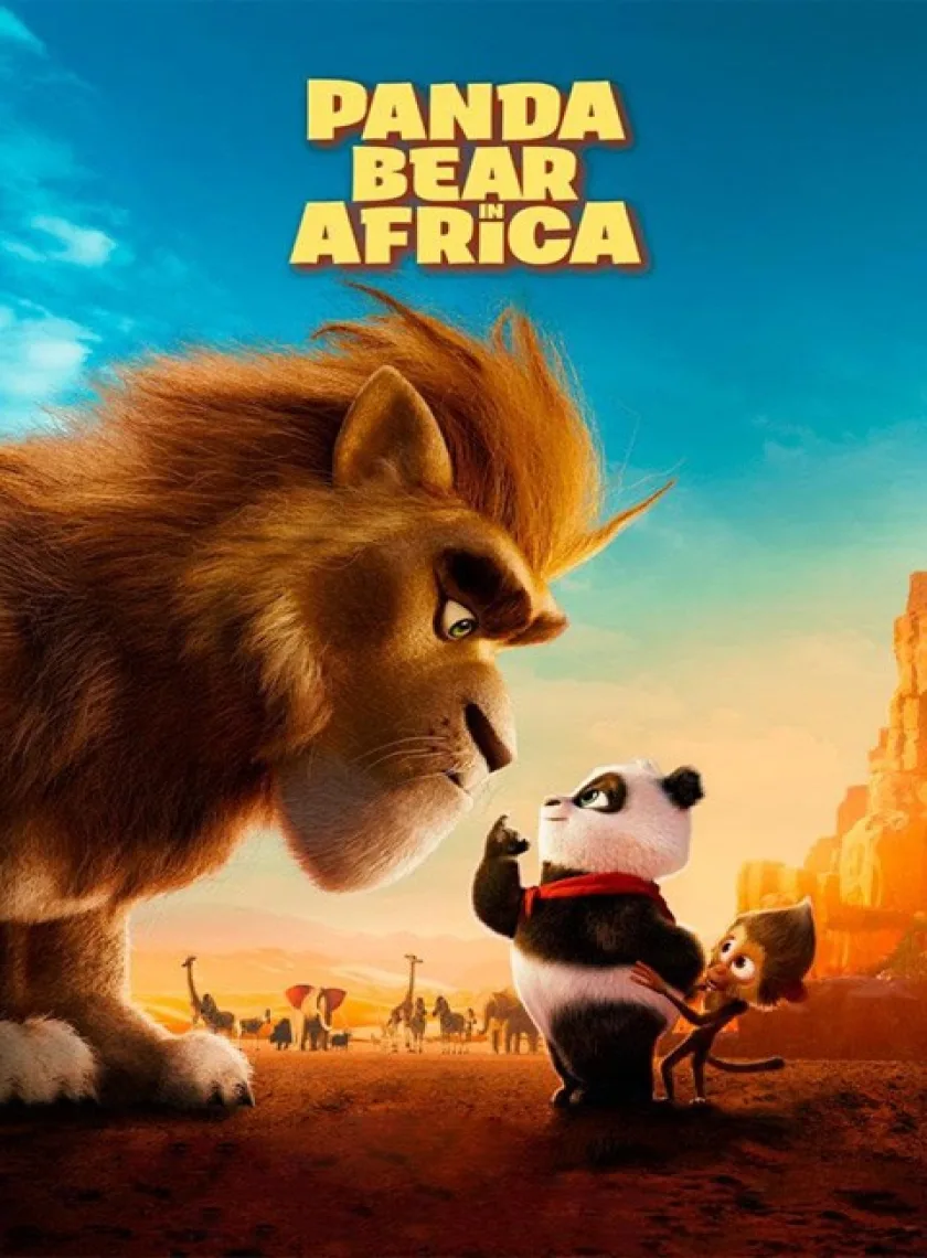 Panda Bear in Africa (2024) (Hindi + English) Dual Audio Animated Movie HD ESub poster