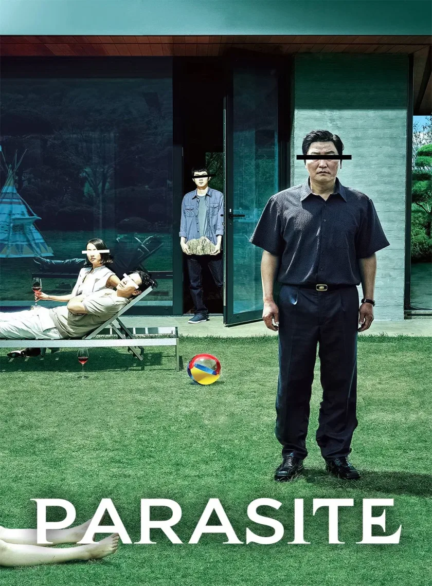 Parasite (2019) (Hindi + Korean) Dual Audio Hollywood Movie HD ESub poster