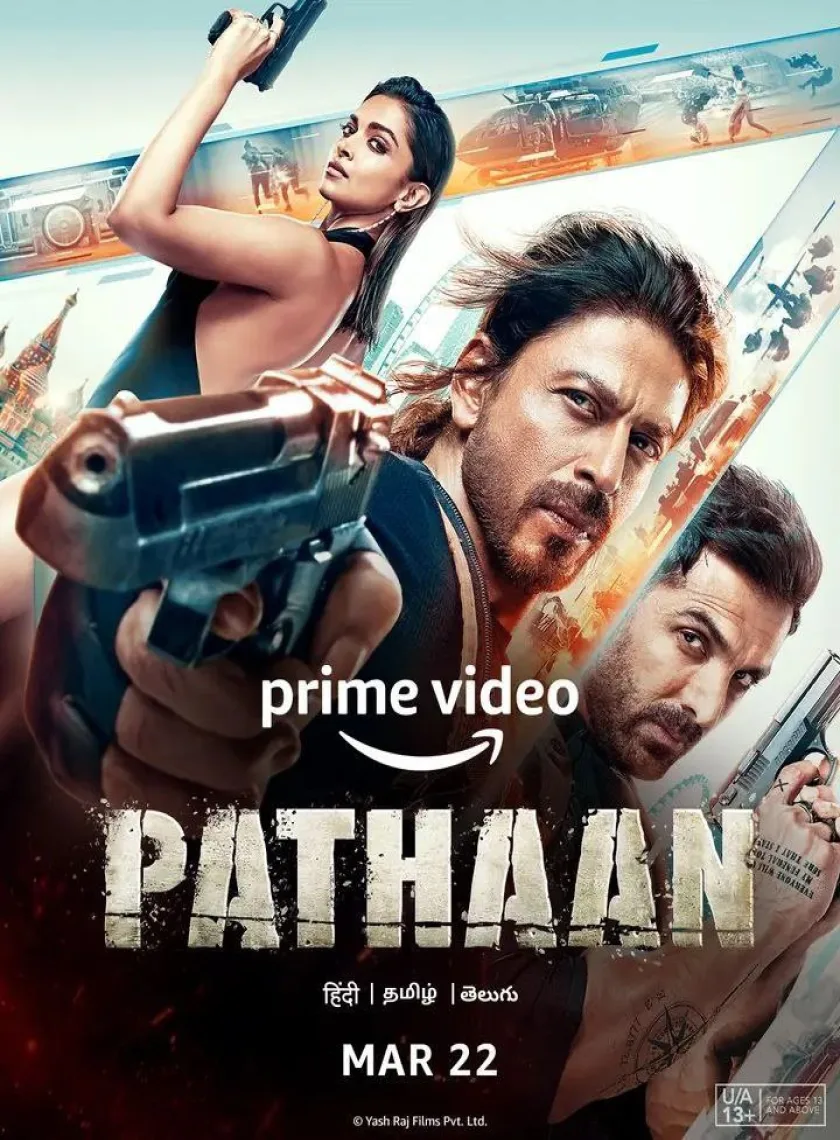 Pathaan (2023) Bollywood Hindi Full Movie HD ESub poster