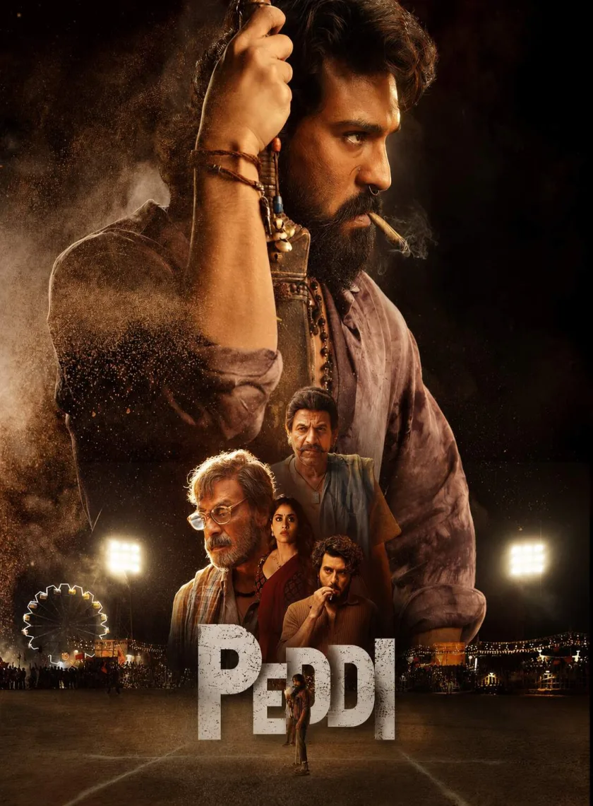 Peddi (2026) (Hindi + Telugu) Dual Audio UnCut South Movie HD ESub poster
