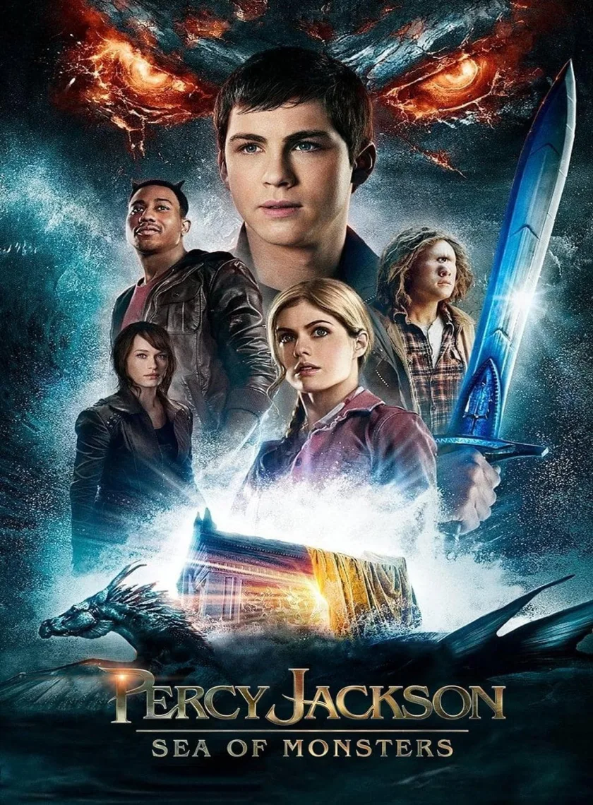 Percy Jackson - Sea of Monsters (2013) (Hindi + English) Dual Audio Hollywood Movie BluRay HD ESub poster