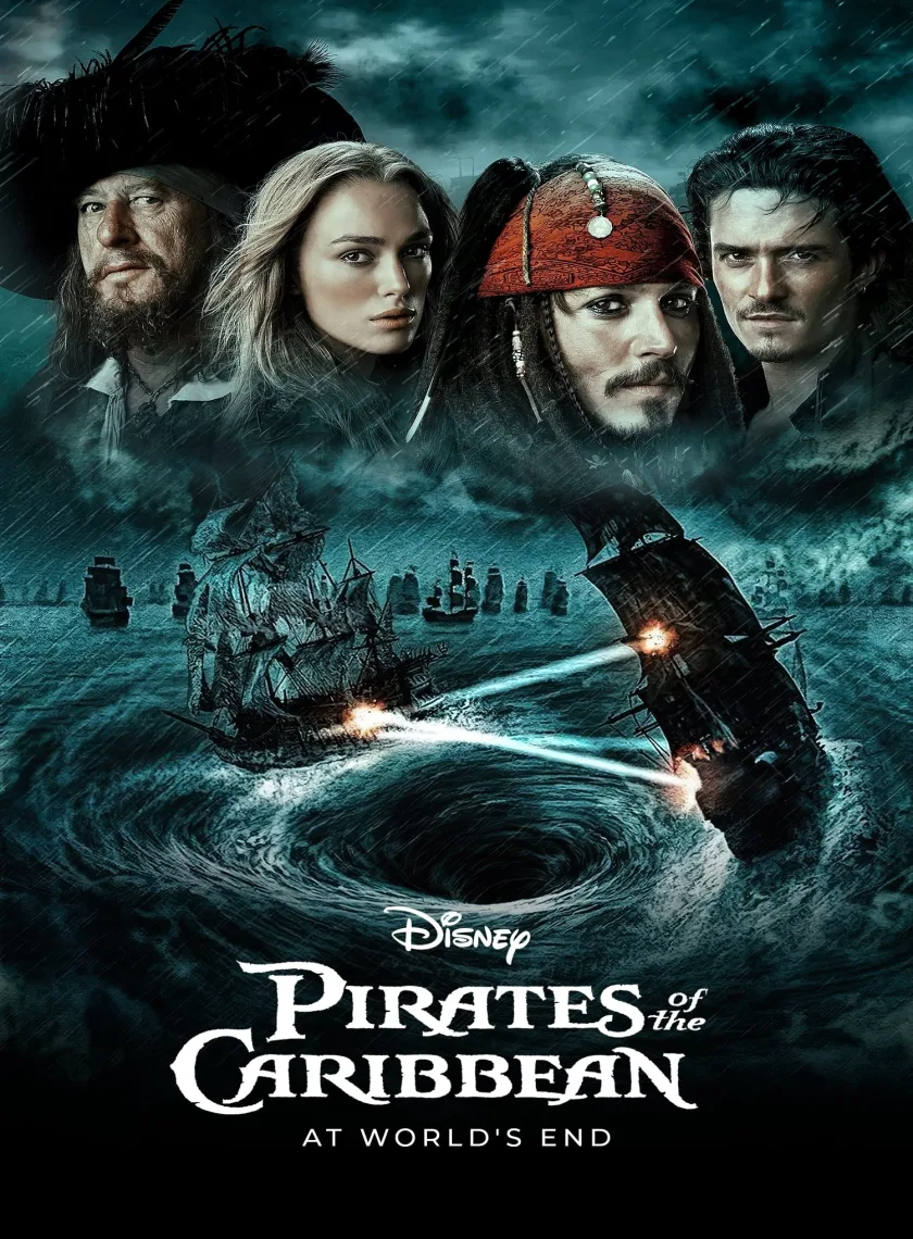 Pirates of the Caribbean - At World s End (2007) (Hindi + English) Dual Audio Movie BluRay HD ESub poster