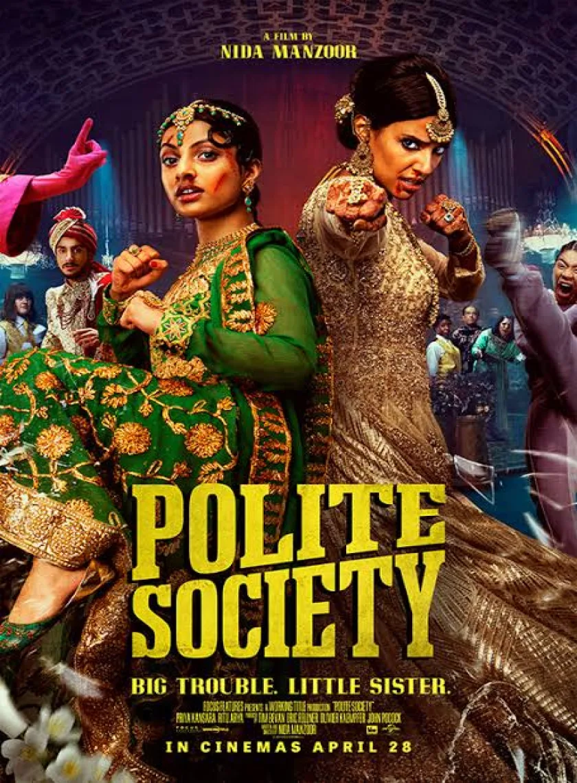 Polite Society (2023) {Hindi + English} Dual Audio Full Movie HD ESub poster