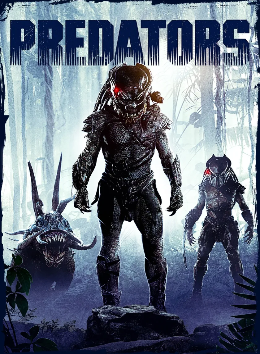 Predators (2010) (Hindi + English) Dual Audio Hollywood Movie BluRay HD ESub poster