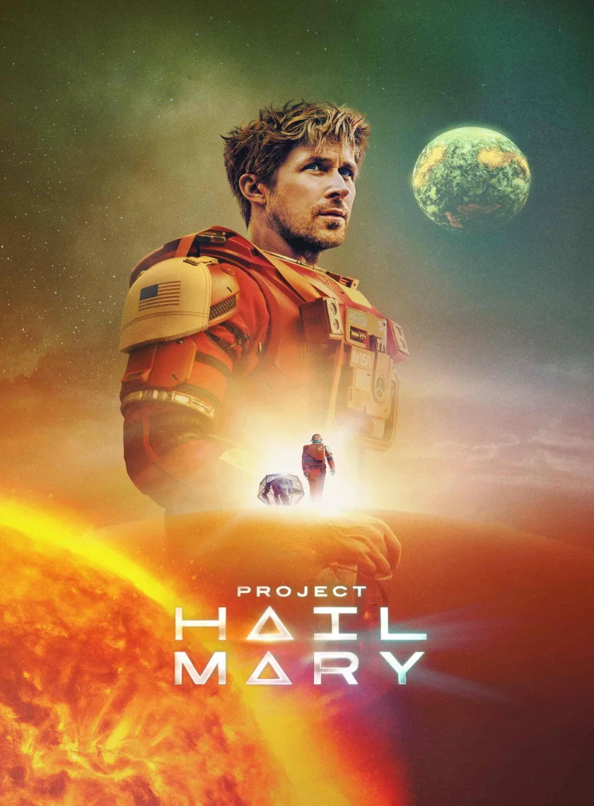 Project Hail Mary (2026) (Hindi + English) Dual Audio Hollywood Movie HD ESub poster