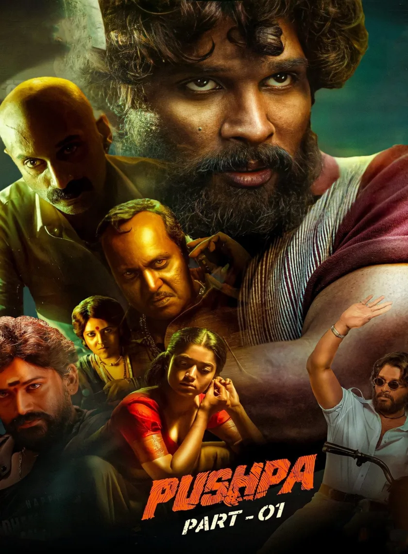 Pushpa - The Rise (2021) (Hindi + Telugu) Dual Audio UnCut South Movie BluRay HD ESub poster