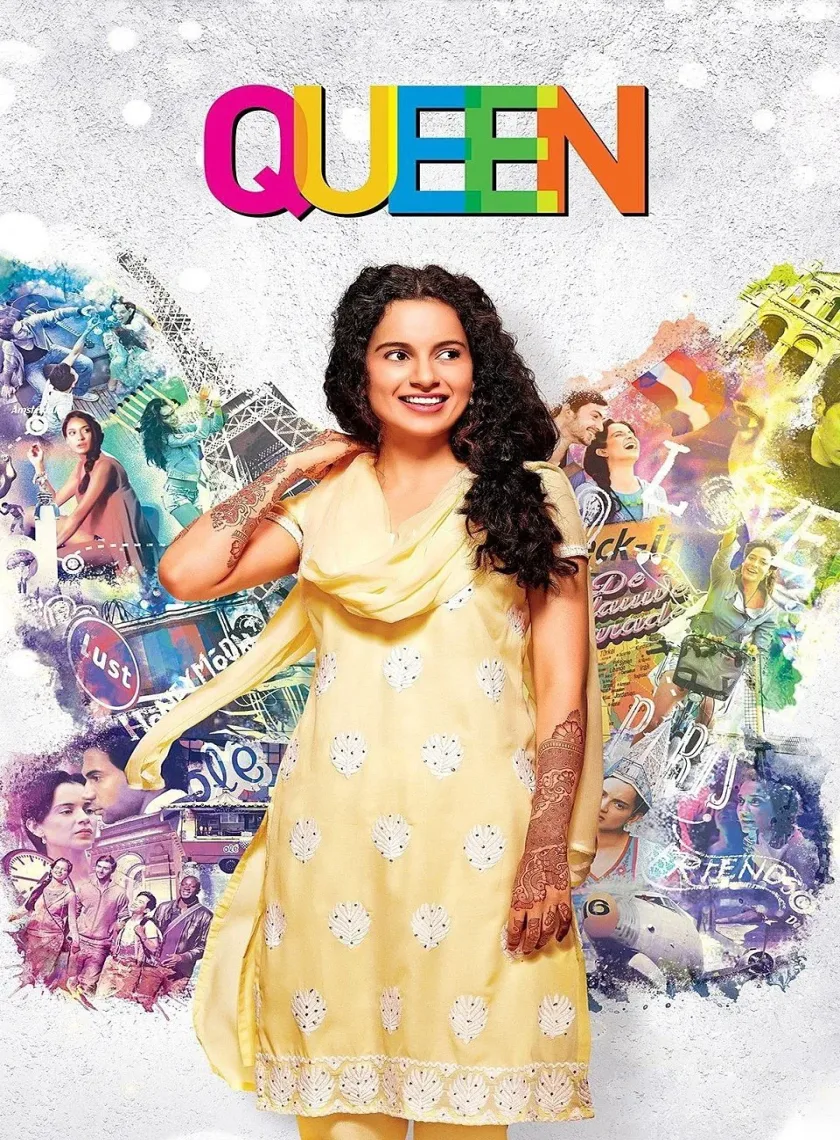 Queen (2013) Bollywood Hindi BluRay Movie HD ESub poster