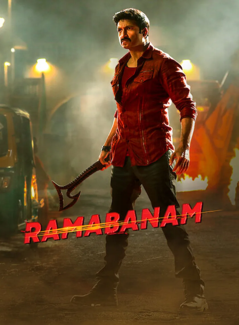 Ramabanam (2023) South {Hindi + Telugu} Full Movie HD ESub poster