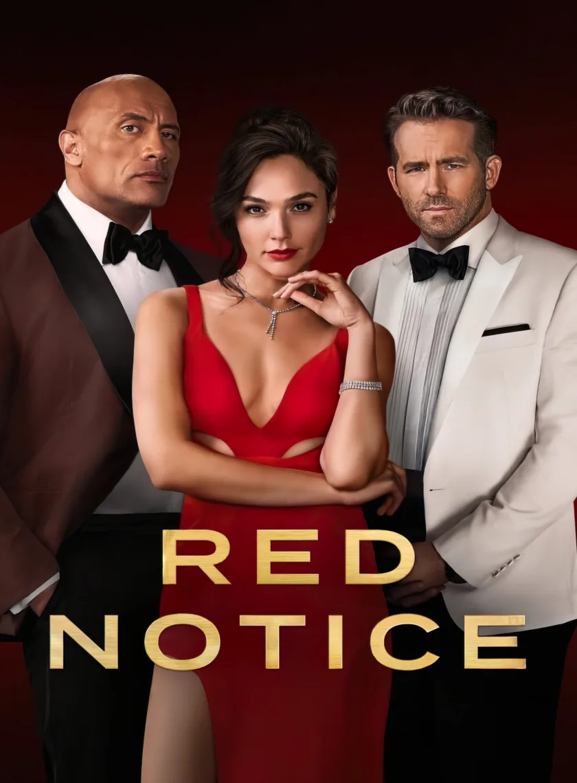 Red Notice (2021) Hollywood Hindi Dubbed Full Movie ESub poster