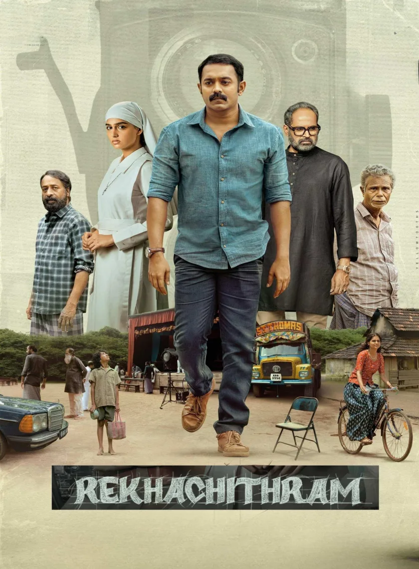 Rekhachithram (2025) (Hindi + Malayalam) Dual Audio UnCut South Movie HD ESub poster