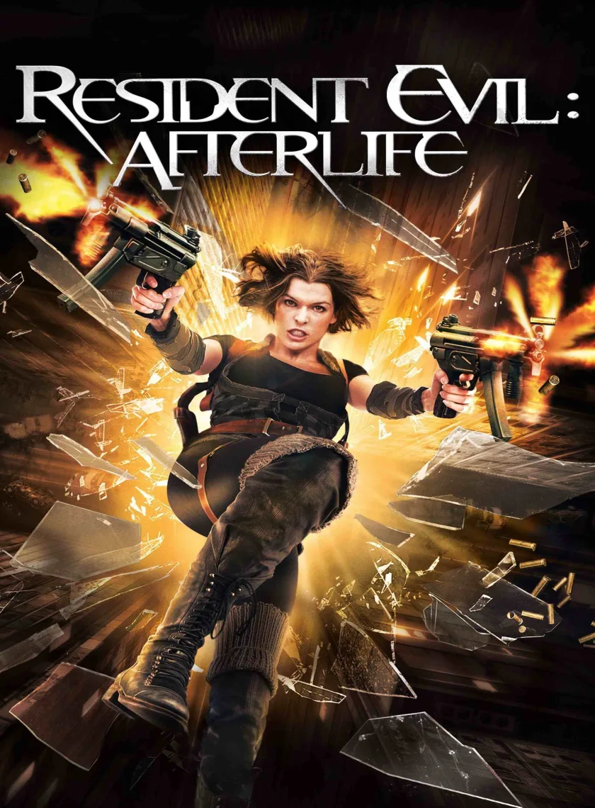 Resident Evil - Afterlife (2010) (Hindi + English) Dual Audio Hollywood Movie BluRay HD ESub poster