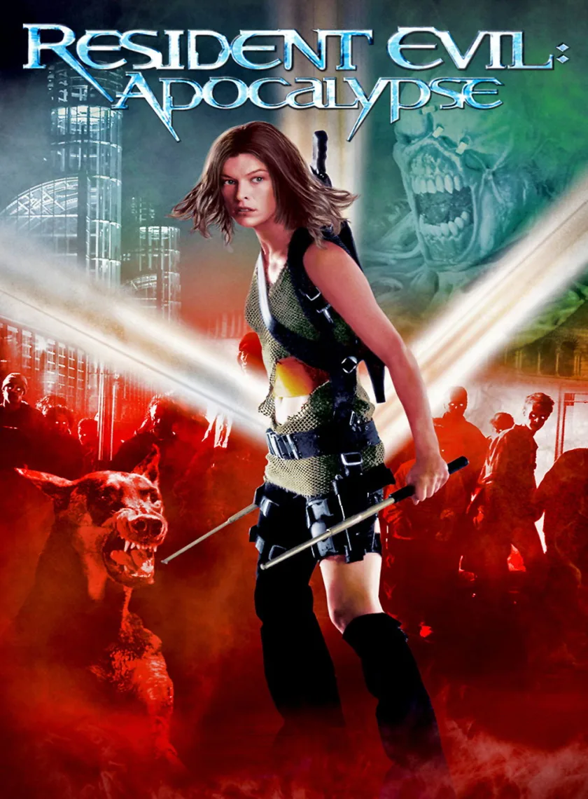Resident Evil - Apocalypse (2004) (Hindi + English) Dual Audio Hollywood Movie BluRay HD ESub poster