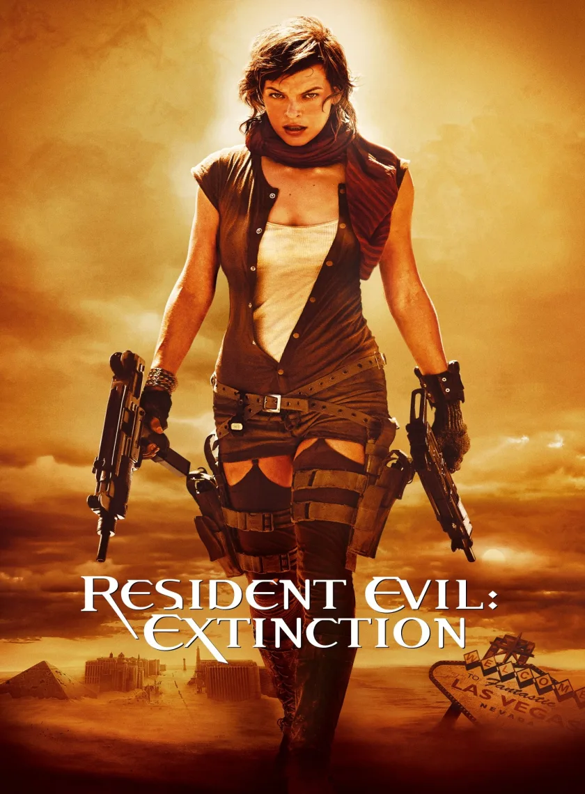Resident Evil - Extinction (2007) (Hindi + English) Dual Audio Hollywood Movie BluRay HD ESub poster