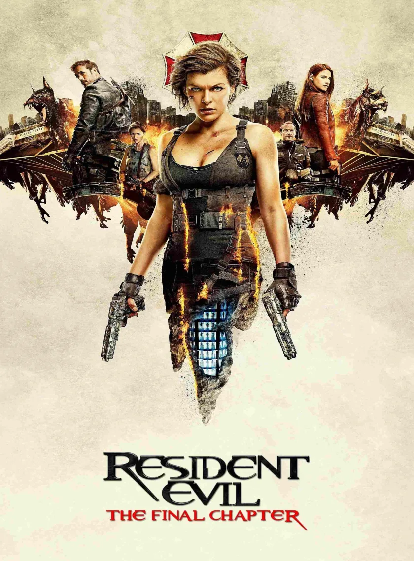 Resident Evil - The Final Chapter (2016) (Hindi + English) Dual Audio Hollywood Movie BluRay HD ESub poster