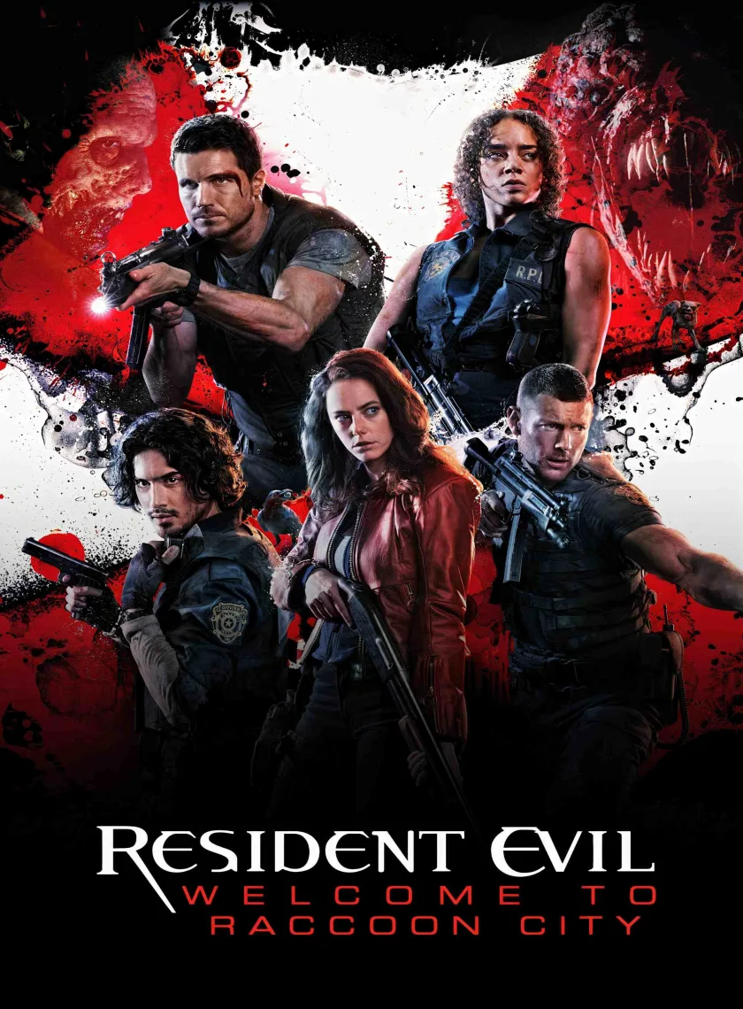 Resident Evil - Welcome to Raccoon City (2021) (Hindi + English) Dual Audio Hollywood Movie BluRay HD ESub poster