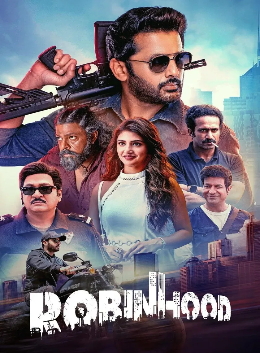 Robinhood (2025) (Hindi + Telugu) Dual Audio UnCut South Movie HD ESub (🔰 New Full Hindi Dubbed) poster