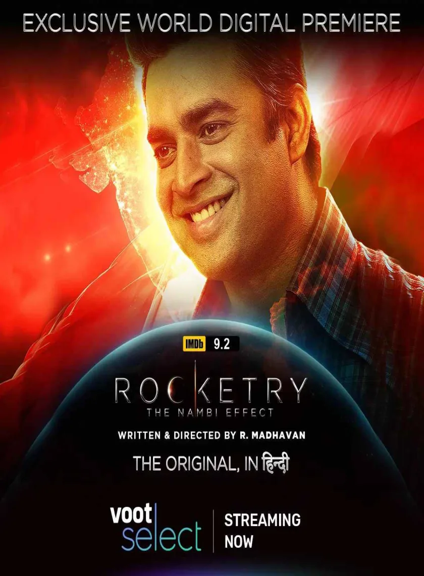 Rocketry The Nambi Effect (2022) Hindi Dubbed Full Movie HD ESub poster