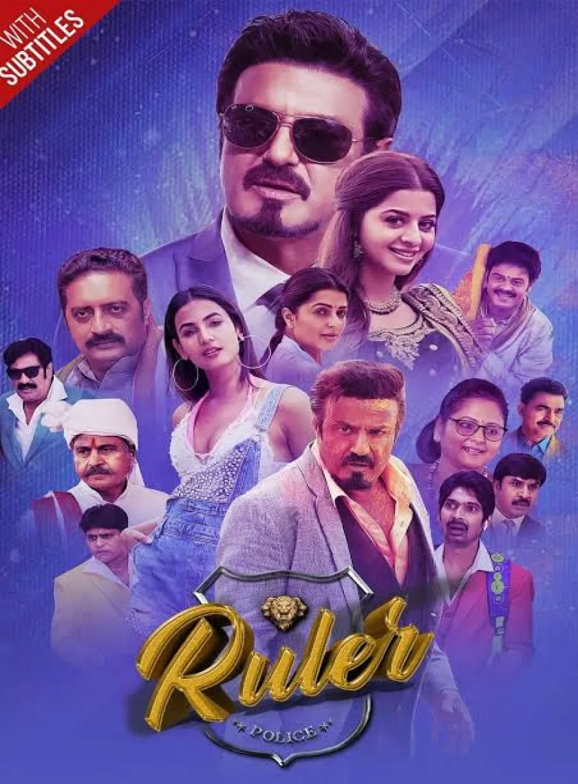 Ruler (2023) South {Hindi + Telugu} Full Movie HD ESub poster