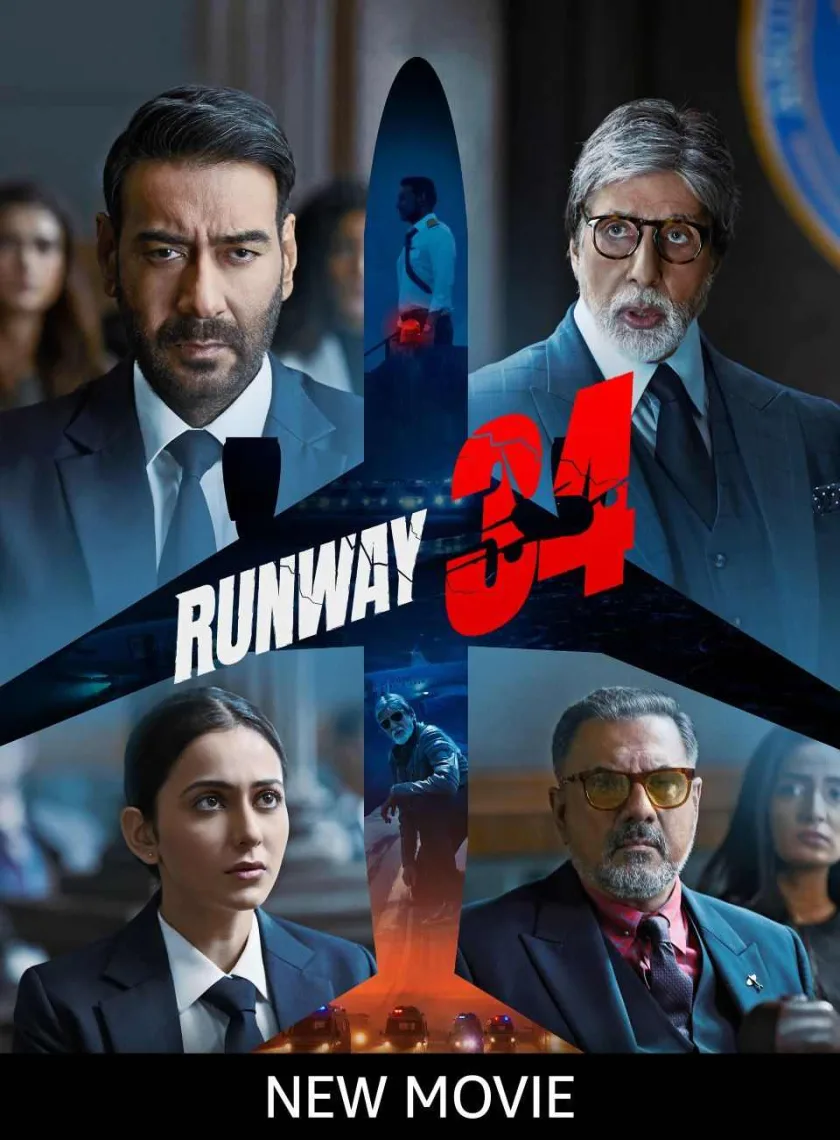 Runway 34 (2022) Bollywood Hindi Full Movie HD ESub poster
