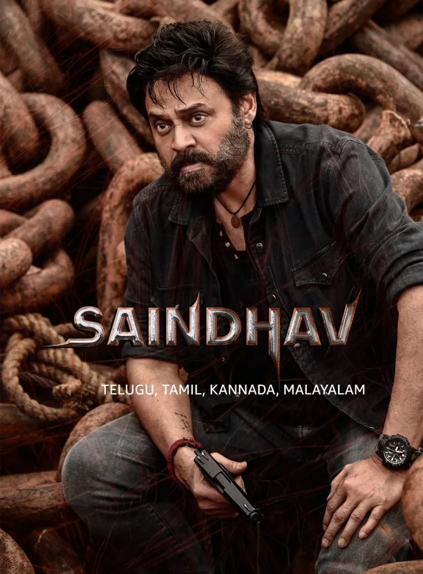 Saindhav (2024) {Hindi + Telugu} Dual Audio UnCut Movie HD ESub poster