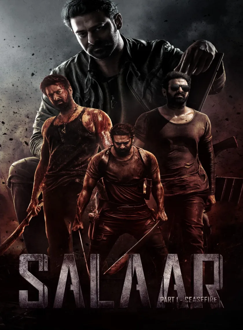 Salaar - Part 1 – Ceasefire (2024) (Hindi + English) Dual Audio UnCut South Movie BluRay HD ESub poster