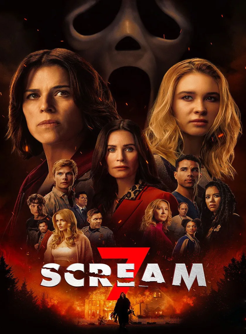 Scream 7 (2026) (Hindi + English) Dual Audio Hollywood Movie HD ESub poster
