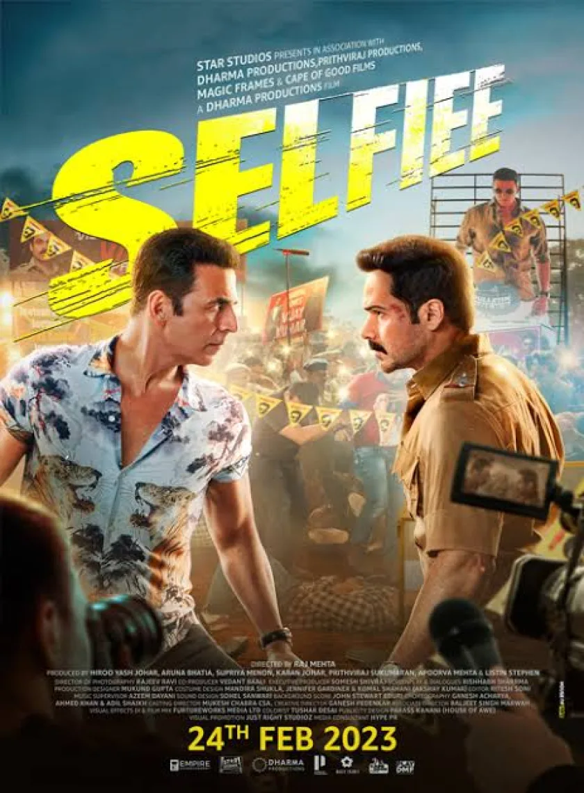 Selfiee (2023) Bollywood Hindi Full Movie HD ESub poster