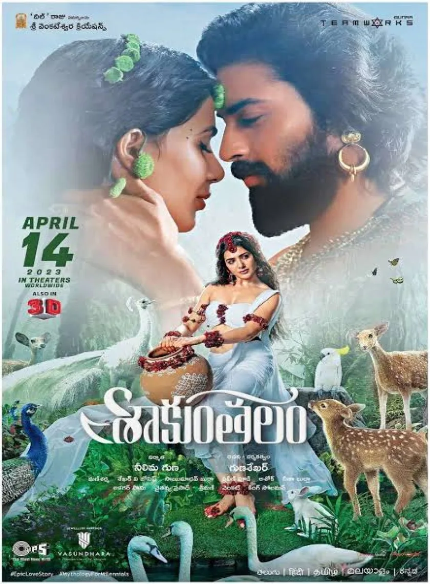 Shaakuntalam (2023) South Hindi Dubbed UnCut Full Movie HD 480p 720p 1080p & 2160p(4k) ESub poster