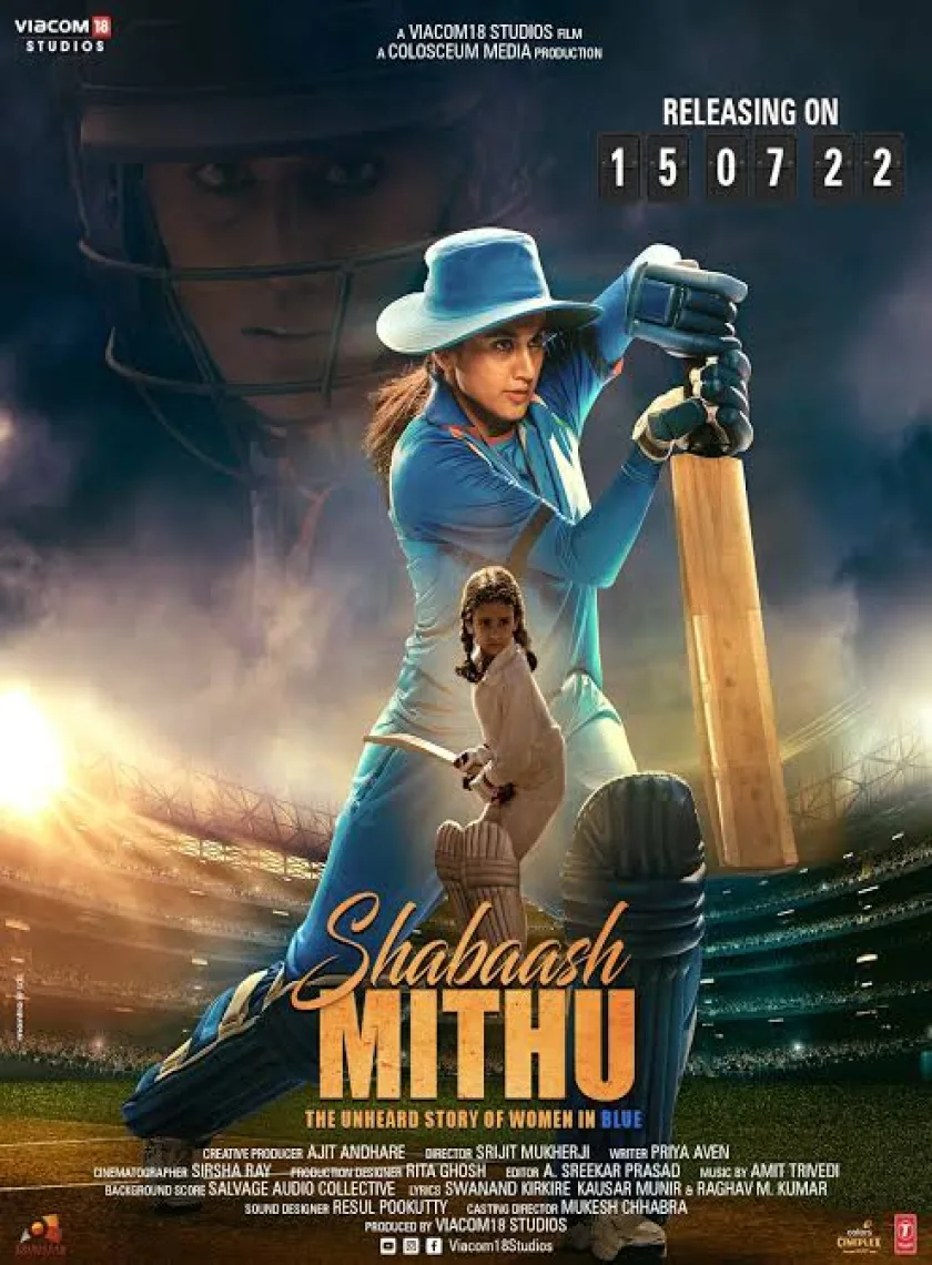 Shabaash Mithu (2022) Bollywood Hindi Full Movie HD ESub poster