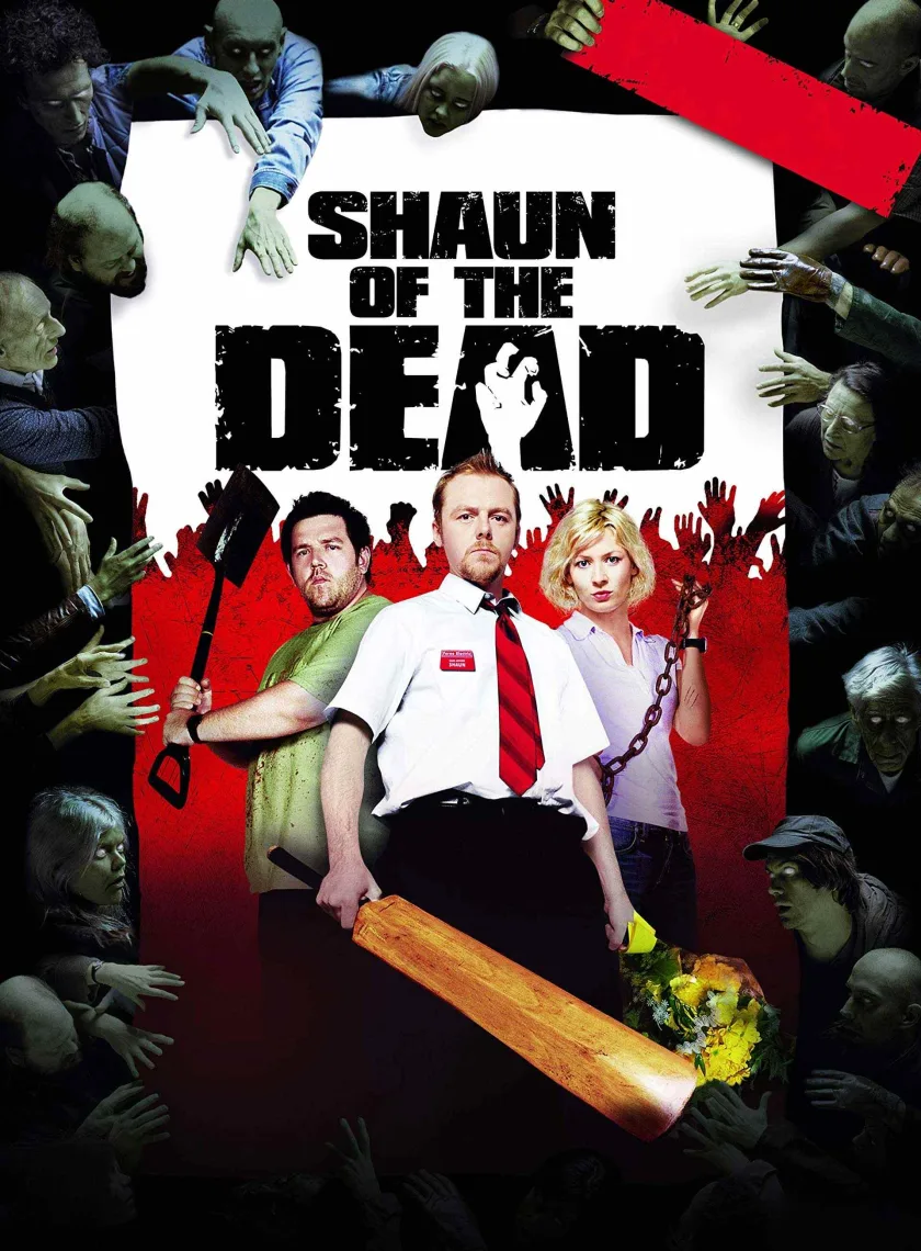 Shaun of the Dead (2004) (Hindi + English) Dual Audio Hollywood Movie BluRay HD ESub poster