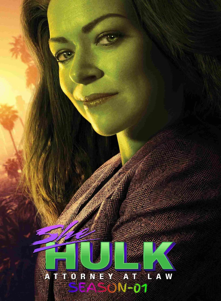 She-Hulk - Attorney at Law S01 (2022) (Hindi + English) Dual Audio MCU Completed Web Series HEVC ESub poster