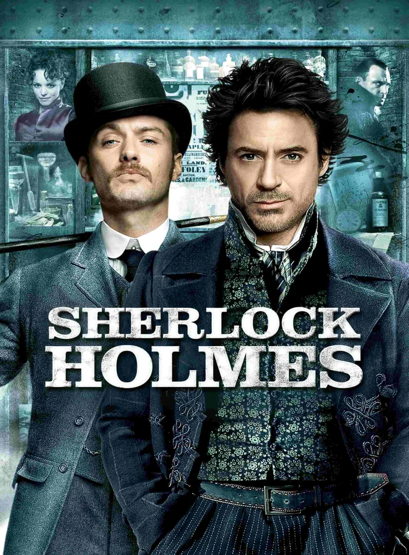 Sherlock Holmes (2009) (Hindi + English) Dual Audio Hollywood Movie HD ESub poster