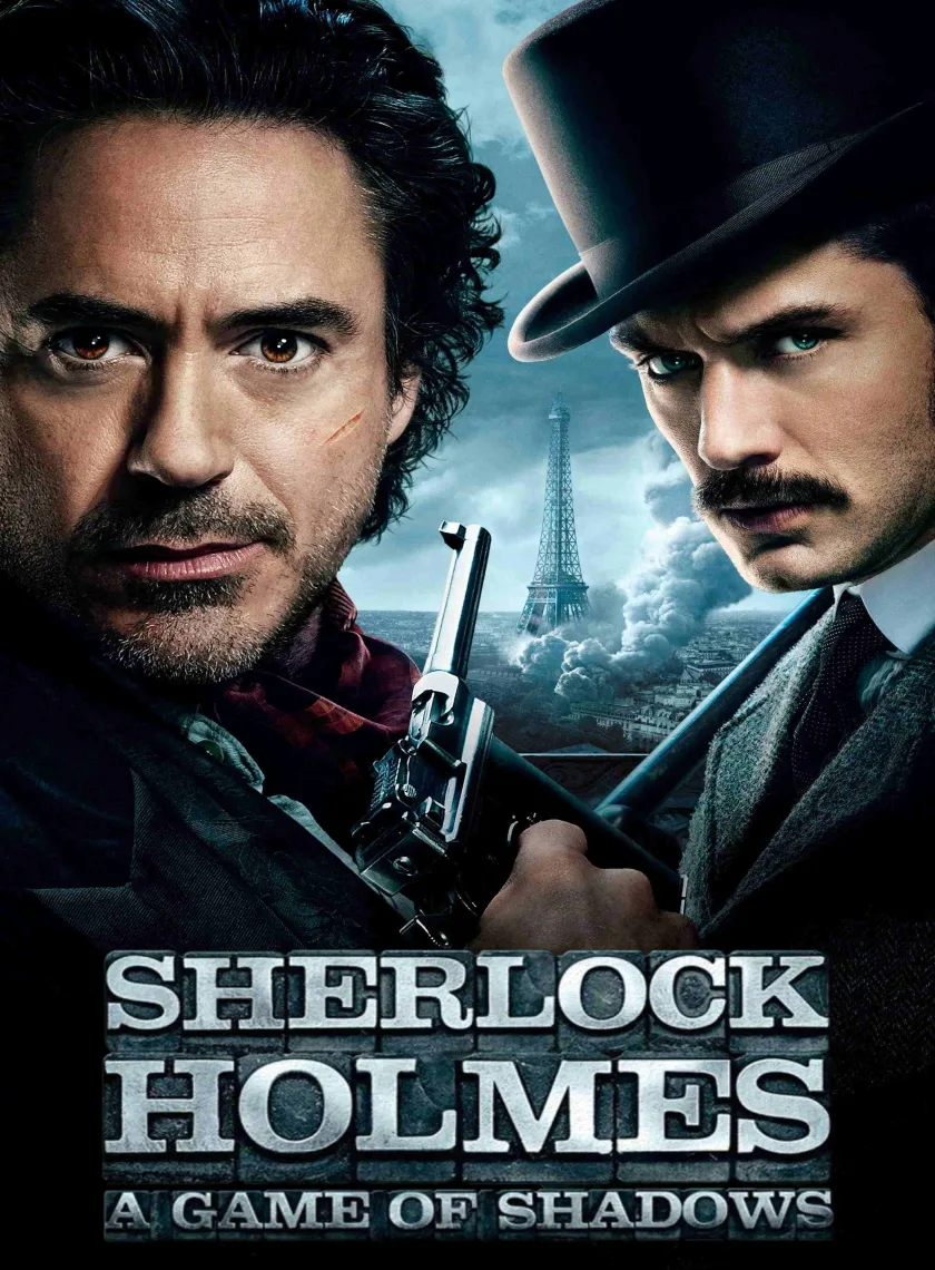 Sherlock Holmes - A Game of Shadows (2011) (Hindi + English) Dual Audio Hollywood Movie HD ESub poster