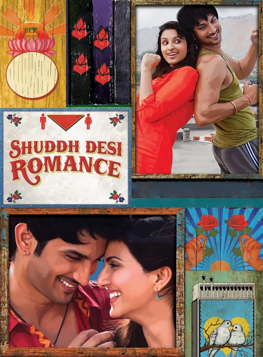 Shuddh Desi Romance (2013) Bollywood Hindi Movie BluRay HD ESub poster