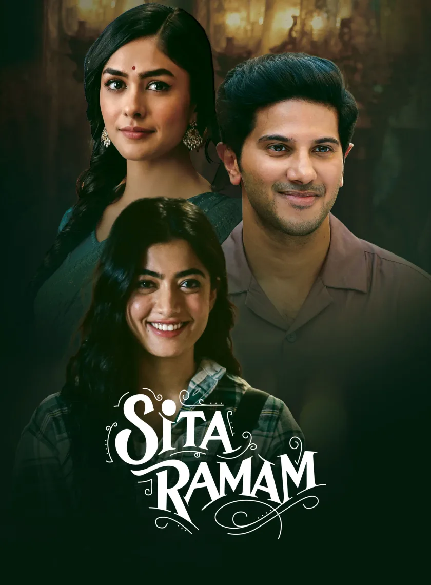 Sita Ramam (2022) {Hindi + Telugu} Dual Audio UnCut Movie HD ESub poster