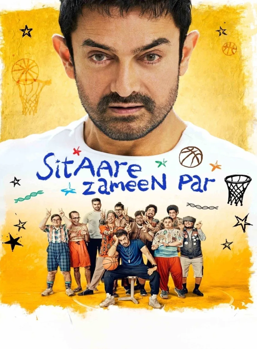 Sitaare Zameen Par (2025) Bollywood Hindi Movie HD ESub poster